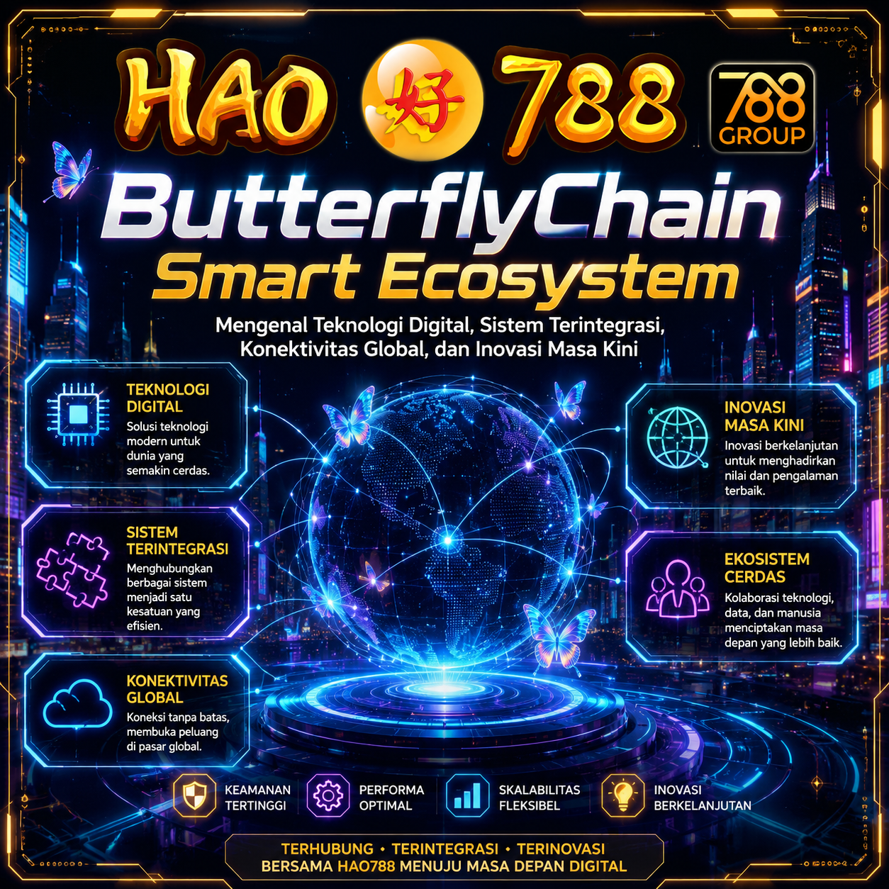 HAO788 | ButterflyChain Smart Ecosystem: Mengenal Teknologi Digital, Sistem Terintegrasi, Konektivitas Global, dan Inovasi Masa Kini